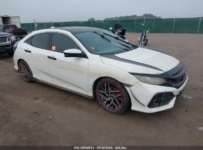 2018 HONDA CIVIC EX White  Gasoline SHHFK7H55JU221396 photo #1