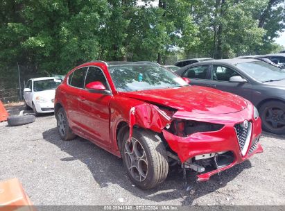 2018 ALFA ROMEO STELVIO TI Red  Gasoline ZASFAKBN2J7B78844 photo #1