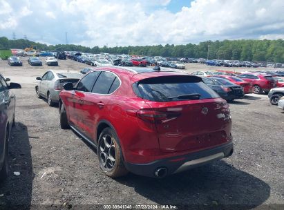 2018 ALFA ROMEO STELVIO TI Red  Gasoline ZASFAKBN2J7B78844 photo #4