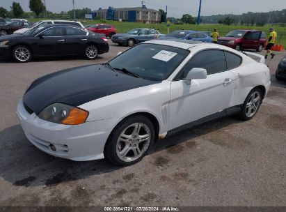 2004 HYUNDAI TIBURON GT V6/GT V6 SPECIAL EDITION White  Gasoline KMHHN65F84U133846 photo #3