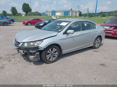 2015 HONDA ACCORD LX Silver  Gasoline 1HGCR2F39FA123042 photo #3