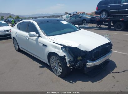 2015 KIA K900 PREMIUM White  Gasoline KNALU4D45F6027557 photo #1