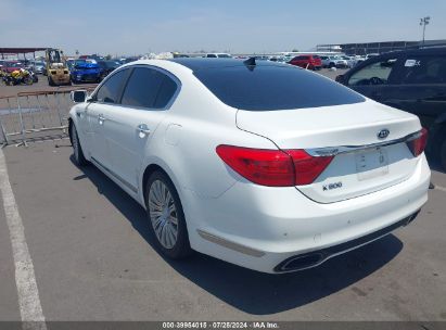 2015 KIA K900 PREMIUM White  Gasoline KNALU4D45F6027557 photo #4