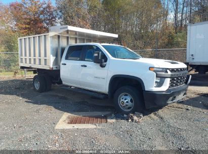 2022 CHEVROLET SILVERADO 3500HD CHASSIS WORK TRUCK White  Gasoline 1GB4YSE72NF255821 photo #1