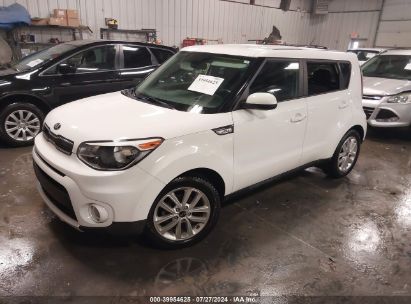 2017 KIA SOUL + White  Gasoline KNDJP3A58H7494851 photo #3