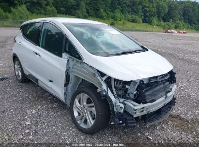 2023 CHEVROLET BOLT EV FWD 1LT White  Electric 1G1FW6S03P4109704 photo #1