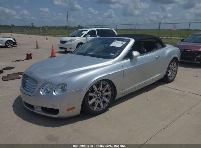 2007 BENTLEY CONTINENTAL GTC Silver  Gasoline SCBDR33W67C046002 photo #3