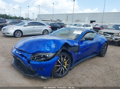 2019 ASTON MARTIN VANTAGE Blue  Gasoline SCFSMGAW3KGN00559 photo #3