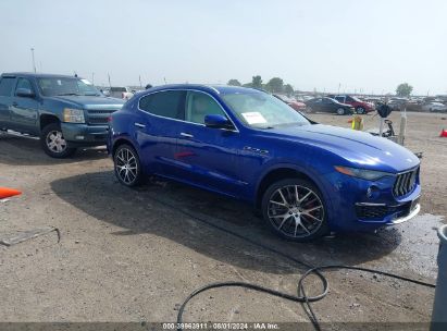 2019 MASERATI LEVANTE GRANLUSSO Blue  Gasoline ZN661XUL7KX329453 photo #1