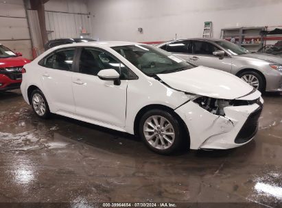 2021 TOYOTA COROLLA LE White  Gasoline 5YFVPMAEXMP254037 photo #1