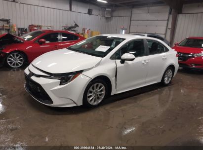 2021 TOYOTA COROLLA LE White  Gasoline 5YFVPMAEXMP254037 photo #3