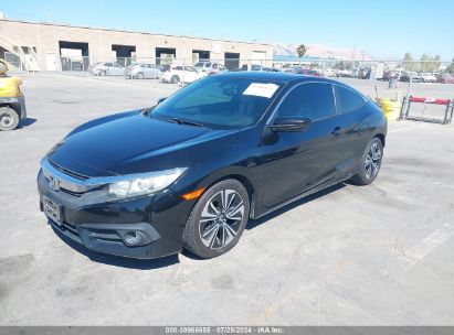 2016 HONDA CIVIC EX-L Black  Gasoline 1HD1YYK25MB016147 photo #3