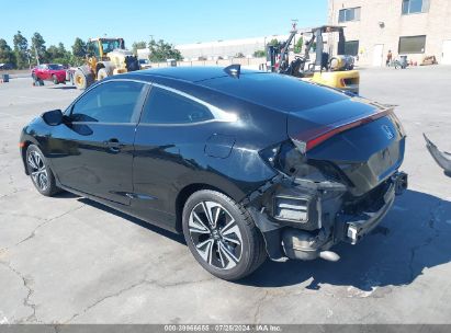 2016 HONDA CIVIC EX-L Black  Gasoline 1HD1YYK25MB016147 photo #4