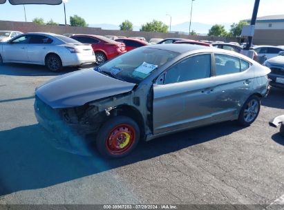 2018 HYUNDAI ELANTRA SEL Gray  Gasoline KMHD84LF2JU474507 photo #3