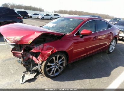 2014 MAZDA MAZDA6 I GRAND TOURING Red  Gasoline JM1GJ1W6XE1138322 photo #3