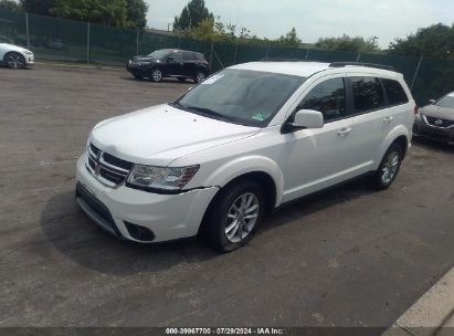 2016 DODGE JOURNEY SXT White  Flexible Fuel 3C4PDCBG1GT214510 photo #3