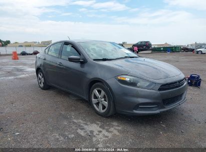 2015 DODGE DART SXT Gray  Gasoline 1C3CDFBB0FD172621 photo #1