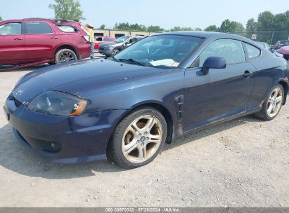 2006 HYUNDAI TIBURON GT/GT LIMITED/SE Blue  Gasoline KMHHN65F26U218541 photo #3