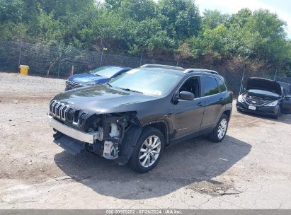 2017 JEEP CHEROKEE LIMITED 4X4 Black  Gasoline 1C4PJMDB8HW634406 photo #3