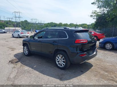 2017 JEEP CHEROKEE LIMITED 4X4 Black  Gasoline 1C4PJMDB8HW634406 photo #4