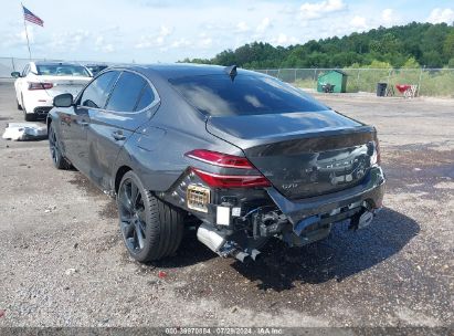 2022 GENESIS G70 3.3T RWD Gray  Gasoline KMTG54TEXNU084120 photo #4