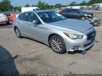 2014 INFINITI Q50 PREMIUM Silver  Gasoline JN1BV7AR7EM702853 photo #1