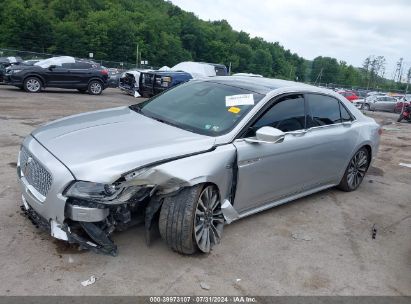 2017 LINCOLN CONTINENTAL SELECT Silver  Gasoline 1LN6L9TK2H5616831 photo #3