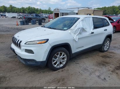 2015 JEEP CHEROKEE SPORT White  Gasoline 1C4PJLABXFW566492 photo #3