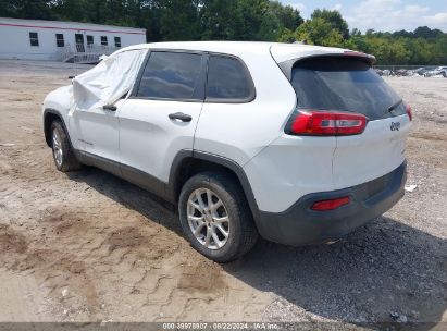 2015 JEEP CHEROKEE SPORT White  Gasoline 1C4PJLABXFW566492 photo #4