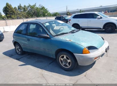 1997 GEO METRO Green  Gasoline 2C1MR2260V6755410 photo #1