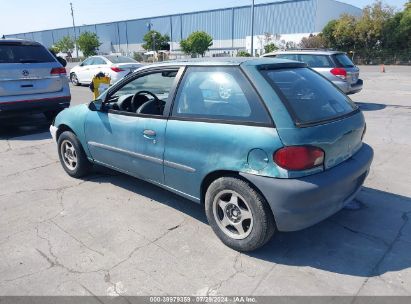 1997 GEO METRO Green  Gasoline 2C1MR2260V6755410 photo #4