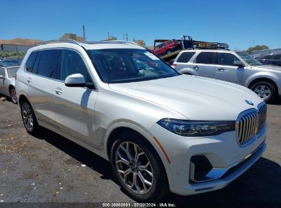 2022 BMW X7 XDRIVE40I White  Gasoline 5UXCW2C00N9N09297 photo #1