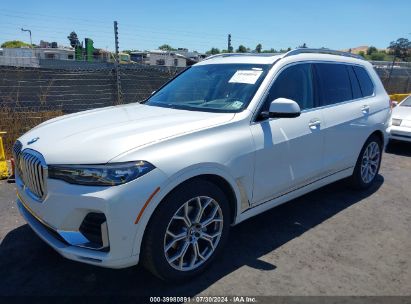 2022 BMW X7 XDRIVE40I White  Gasoline 5UXCW2C00N9N09297 photo #3