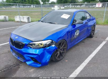 2019 BMW M2 COMPETITION Blue  Gasoline WBS2U7C57K7D10519 photo #3