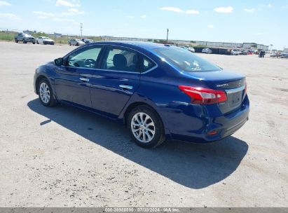 2019 NISSAN SENTRA SV Blue  Gasoline 3N1AB7AP3KY257667 photo #4