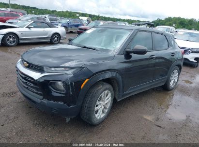 2021 CHEVROLET TRAILBLAZER FWD LS Black  gas KL79MMS21MB055856 photo #3