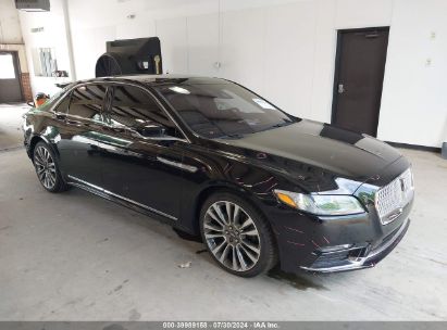 2017 LINCOLN CONTINENTAL RESERVE Black  Gasoline 1LN6L9RP7H5629092 photo #1