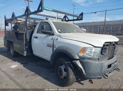 2018 RAM 5500 CHASSIS TRADESMAN/SLT White  Diesel 3C7WRMBL8JG128842 photo #1