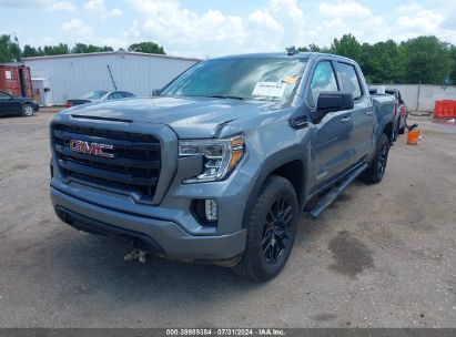 2022 GMC SIERRA 1500 LIMITED 4WD  SHORT BOX ELEVATION Gray  Gasoline 1GTU9CED9NZ217439 photo #3