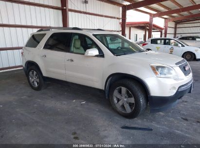 2012 GMC ACADIA SLT-1 White  Gasoline 1GKKVRED7CJ313012 photo #1