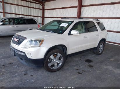 2012 GMC ACADIA SLT-1 White  Gasoline 1GKKVRED7CJ313012 photo #3