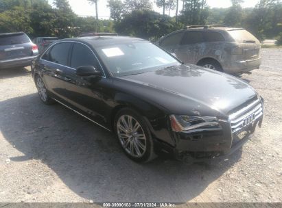 2012 AUDI A8 L 4.2 Black  Gasoline WAURVAFDXCN002982 photo #1