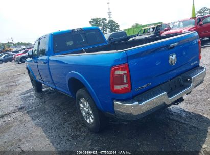 2022 RAM 3500 LARAMIE  4X4 8' BOX Blue  Diesel 3C63R3JL2NG116579 photo #4