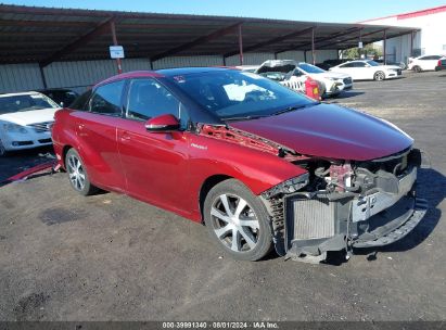 2018 TOYOTA MIRAI Burgundy  Other JTDBVRBD9JA005207 photo #1