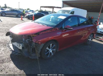 2018 TOYOTA MIRAI Burgundy  Other JTDBVRBD9JA005207 photo #3