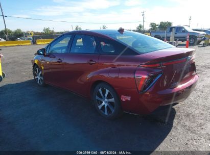 2018 TOYOTA MIRAI Burgundy  Other JTDBVRBD9JA005207 photo #4