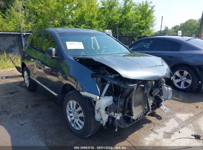 2014 NISSAN ROGUE SELECT S Dark Blue  Gasoline JN8AS5MT7EW613211 photo #1