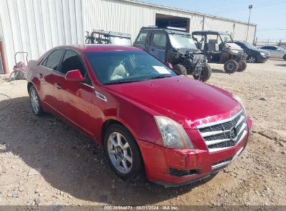 2008 CADILLAC CTS STANDARD Burgundy  Gasoline 1G6DF577680135711 photo #1