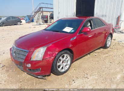 2008 CADILLAC CTS STANDARD Burgundy  Gasoline 1G6DF577680135711 photo #3