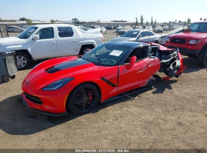 2015 CHEVROLET CORVETTE STINGRAY Red  Gasoline 1G1YD2D7XF5105191 photo #3